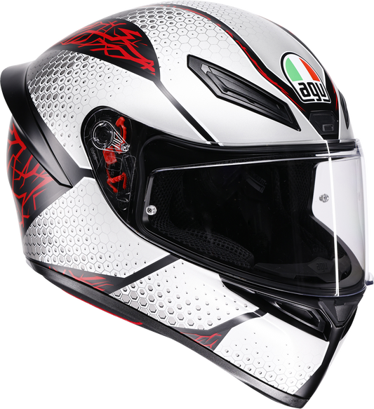 AGV K1 S Helmet - Speedarmor - Matte Black/Gray/Red