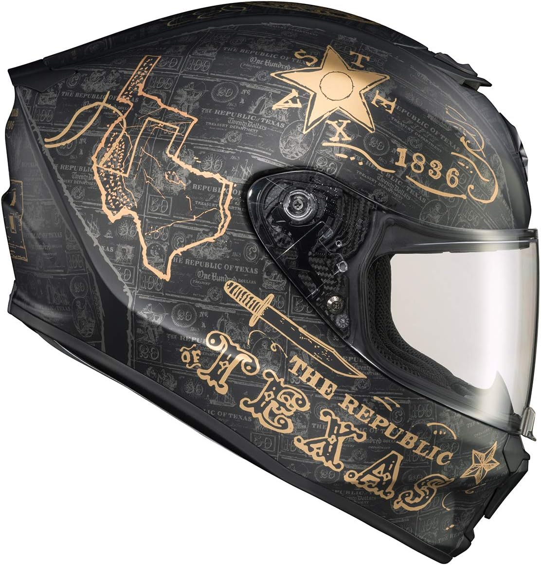Scorpion EXO-R420 Lone Star Helmet CLOSEOUT– ExtremeSupply.com