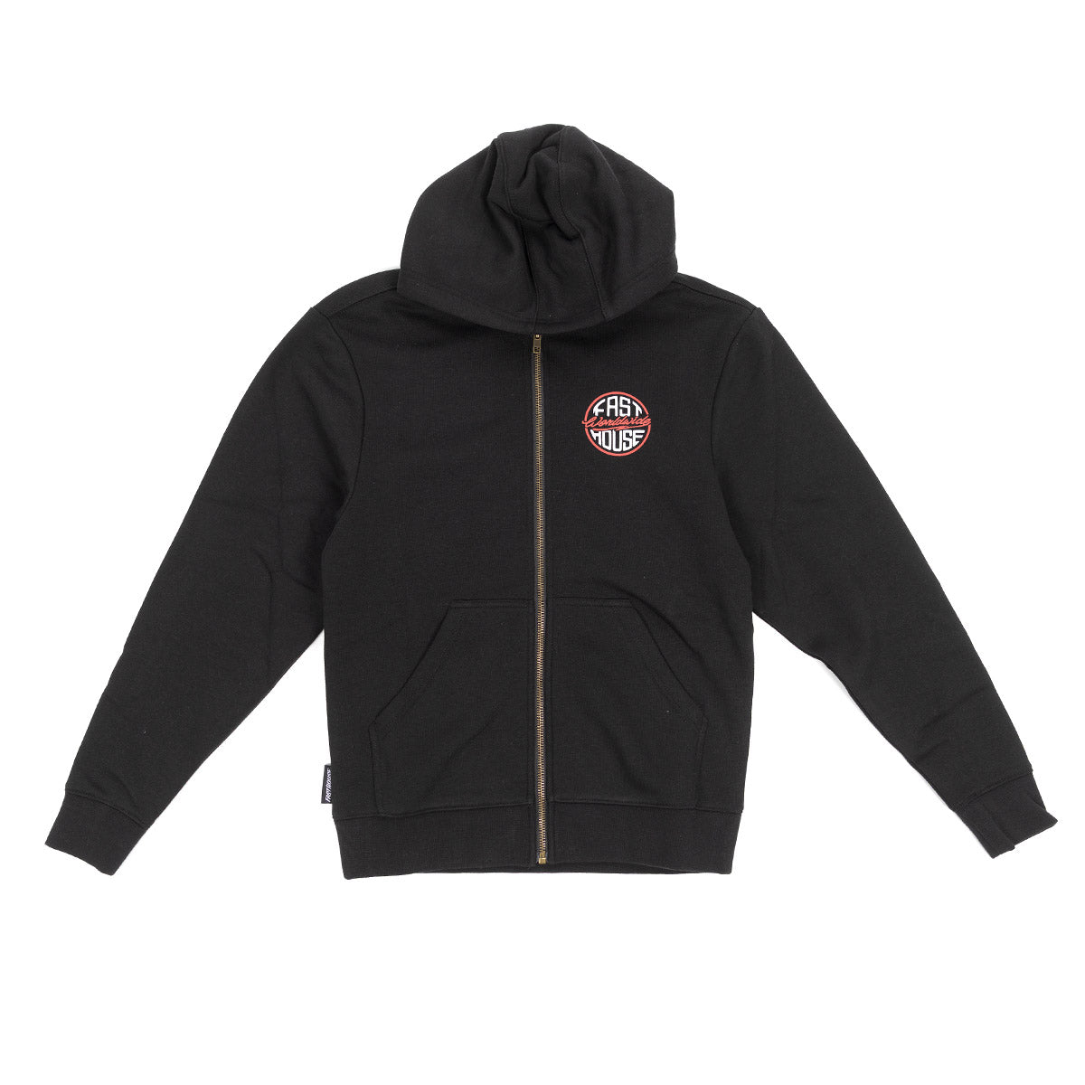 Fasthouse Squall Hooded Zip Up - Black