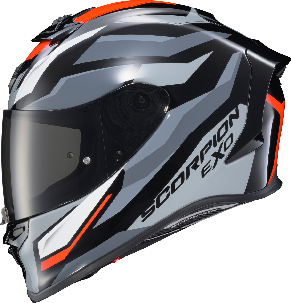 Scorpion EXO-R1 Air Raven Helmet - Black/Red/Grey