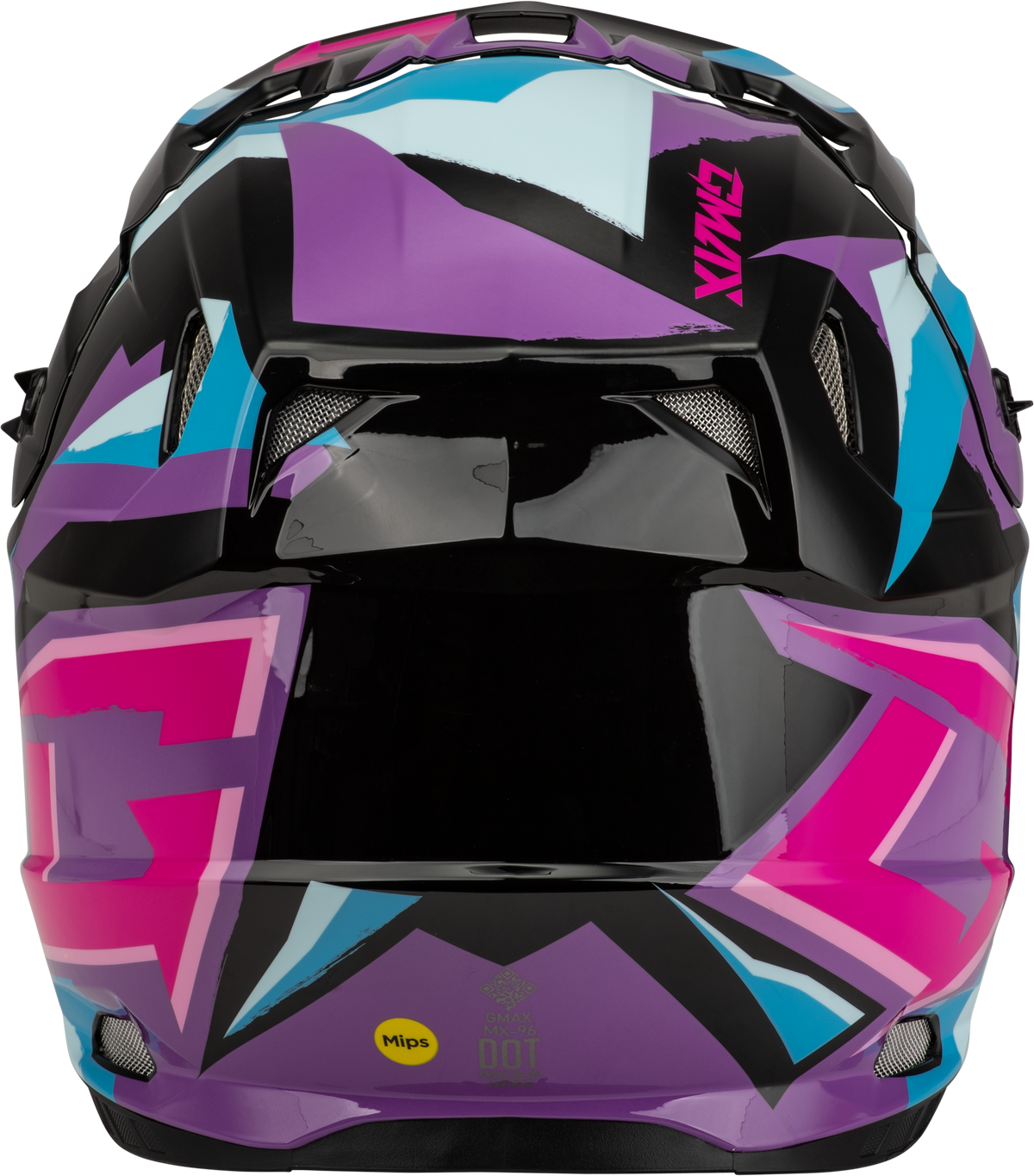 GMAX MX-96 Splinter Helmet Black/Purple/Blue