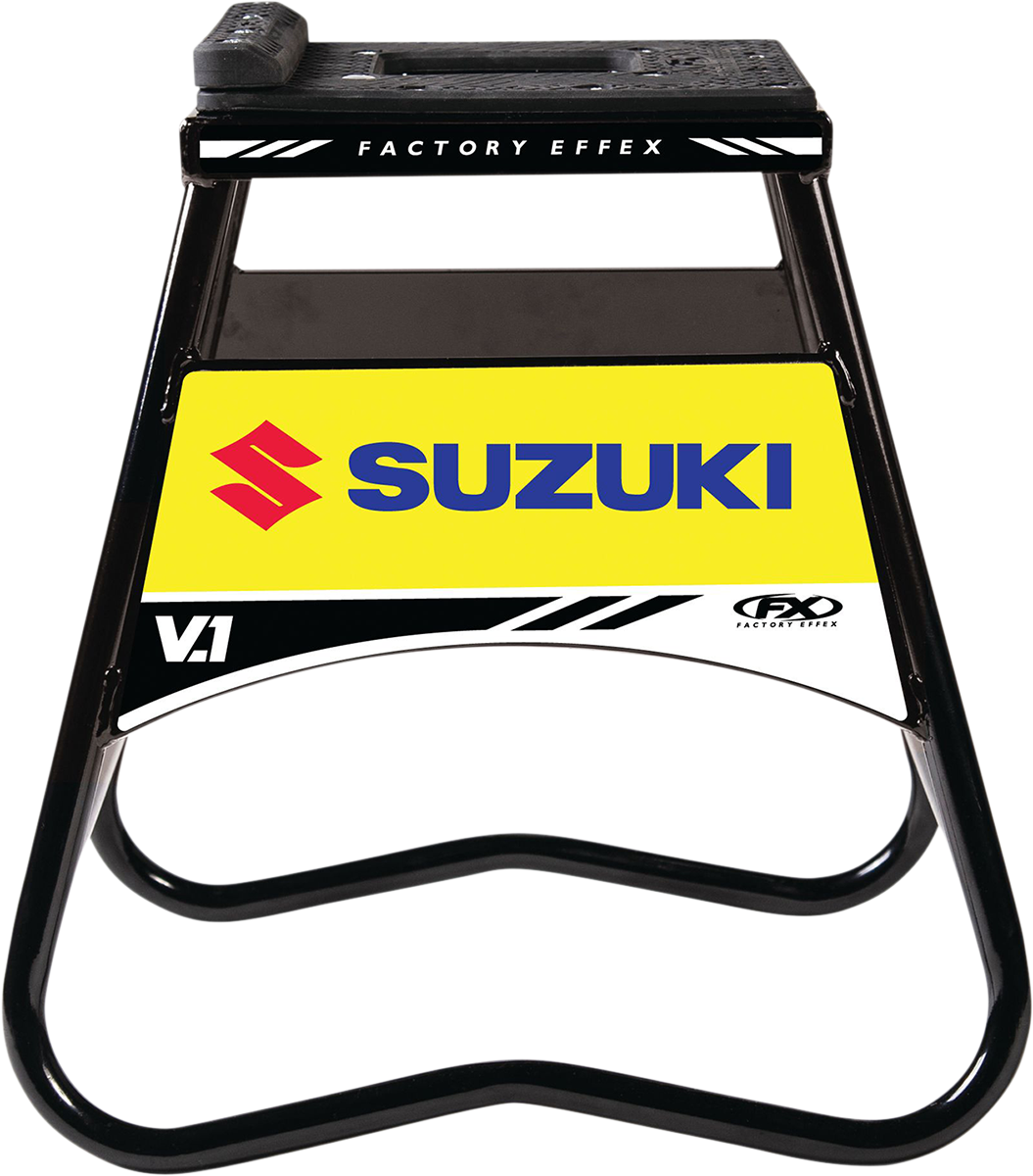 Facotry Effex V.1 Bike Stand - Suzuki - Black/Yellow