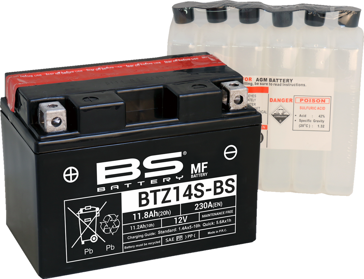 BS Battery - BTZ14S-BS (YTZ)
