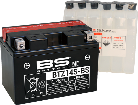 BS Battery - BTZ14S-BS (YTZ)