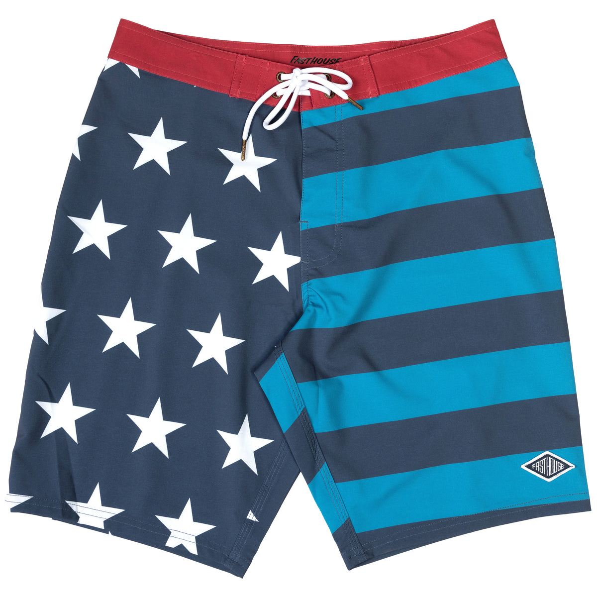 Fasthouse  Liberty Boardshort - Black/Blue