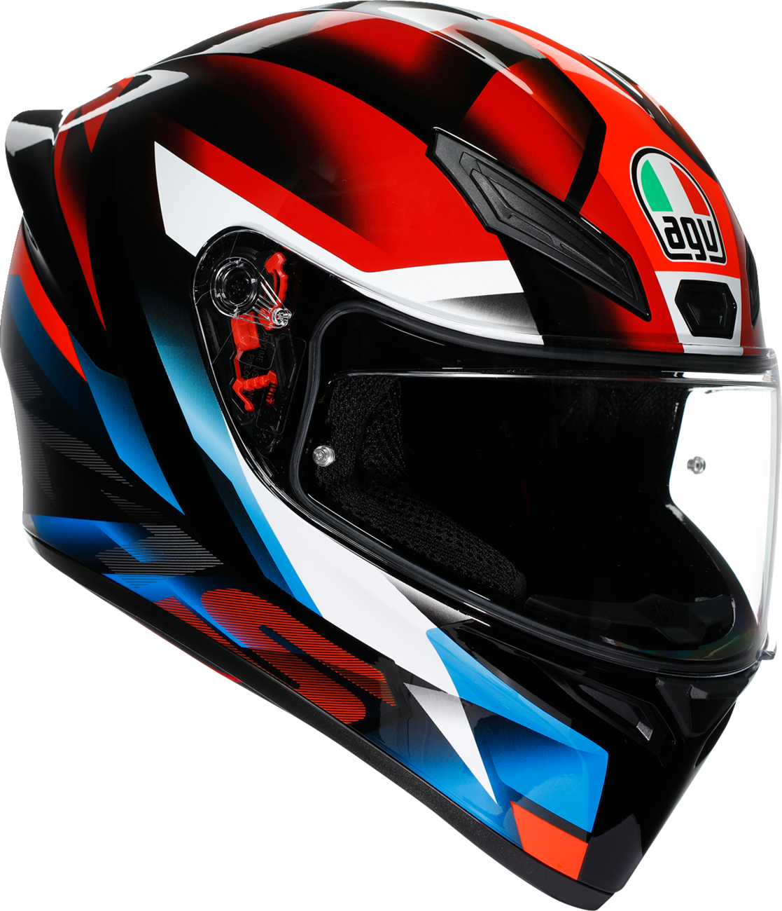 AGV K1 S Helmet Fastlap - Black/Red/Blue