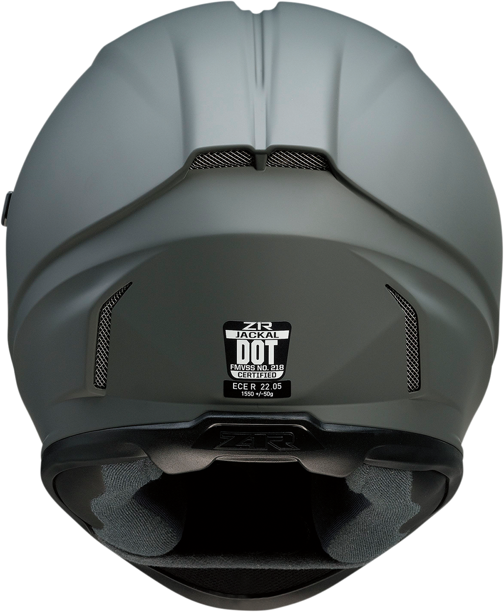 Z1R Jackal w/ Smoke Shield Helmet - Primer Gray