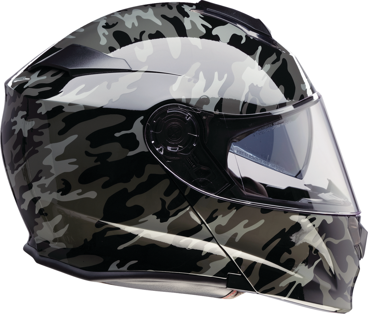 Z1R Solaris 2.0 Modular Camo Helmet - Black/Gray