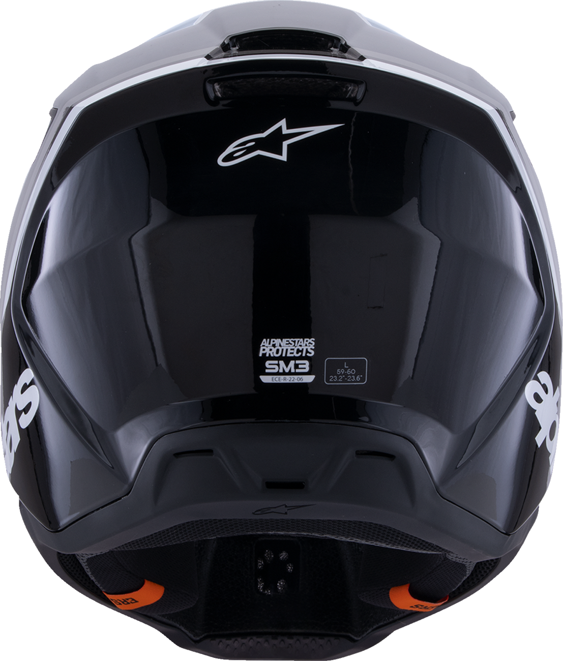 Alpinestars SM3 Radium Helmet Gloss Black/White/Gray