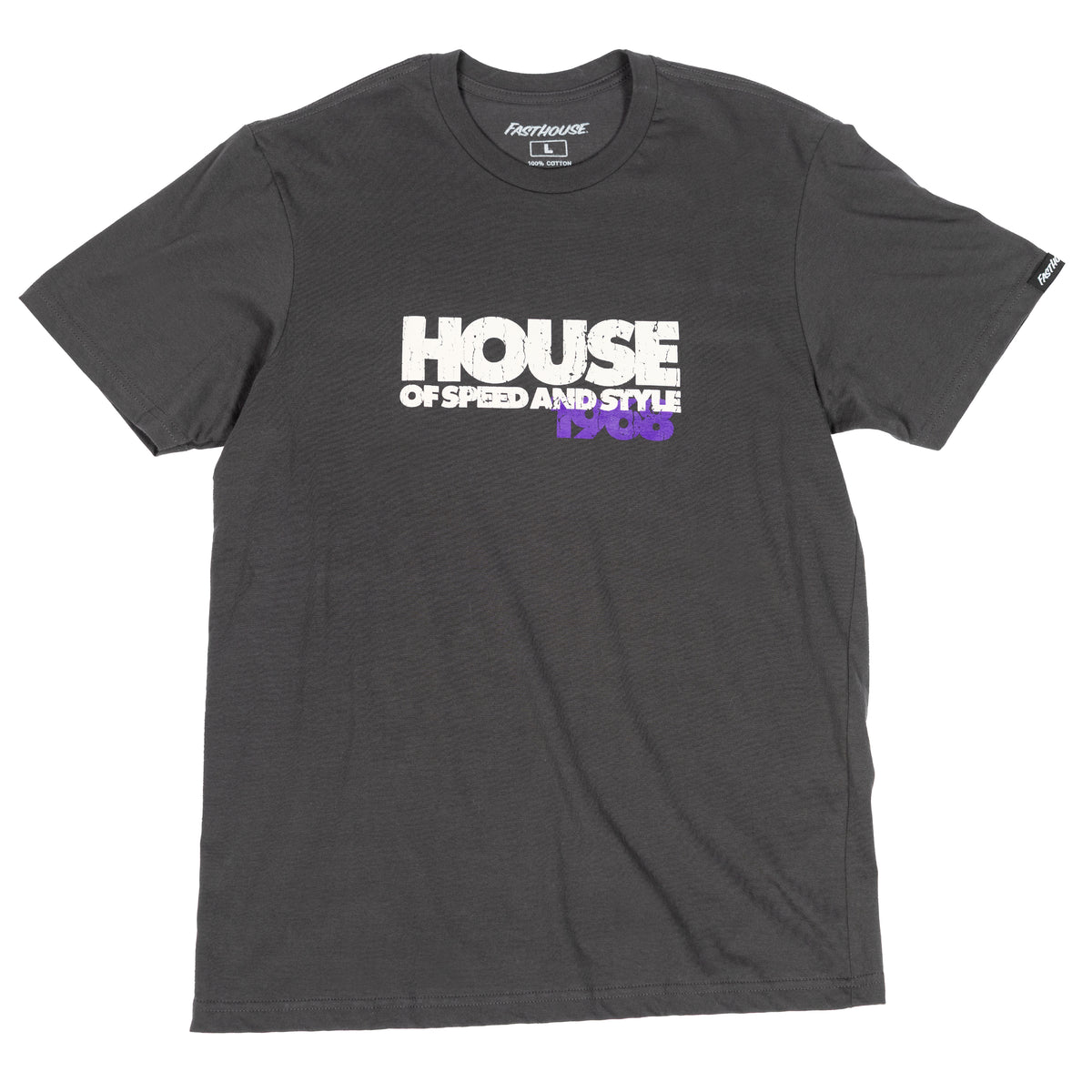 Fasthouse The House Tee - Graphite Black