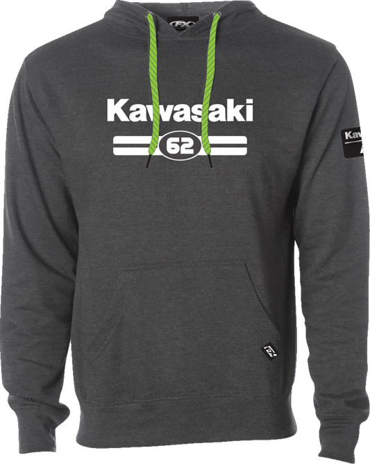 Facotry Effex Kawasaki Sixty Two Pullover Hoodie - Heather Charcoal