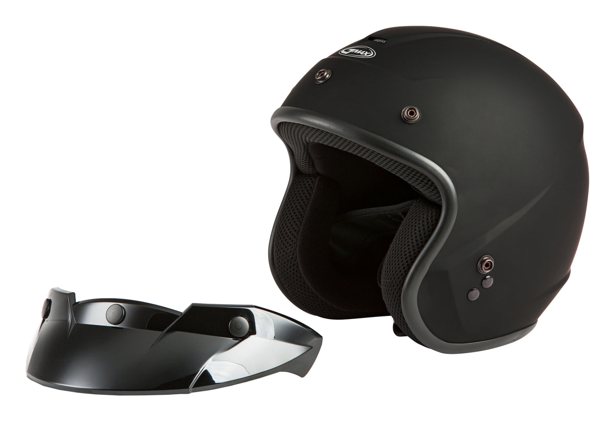 GMAX OF-2 Open-Face Helmet Matte Black
