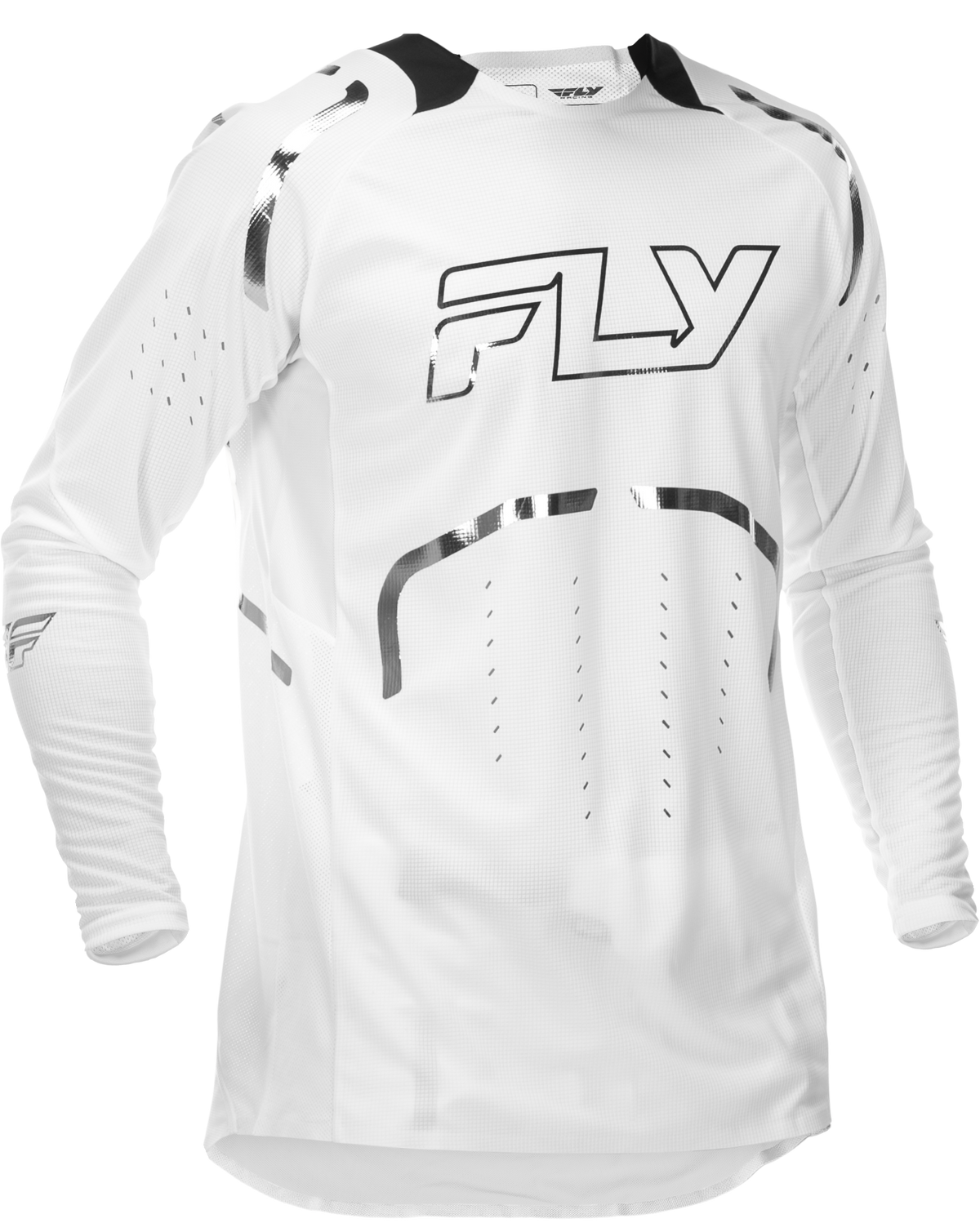 Fly Racing Evolution DST LE Flash Jersey - White/Silver