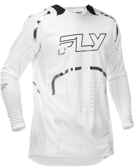 Fly Racing Evolution DST LE Flash Jersey - White/Silver