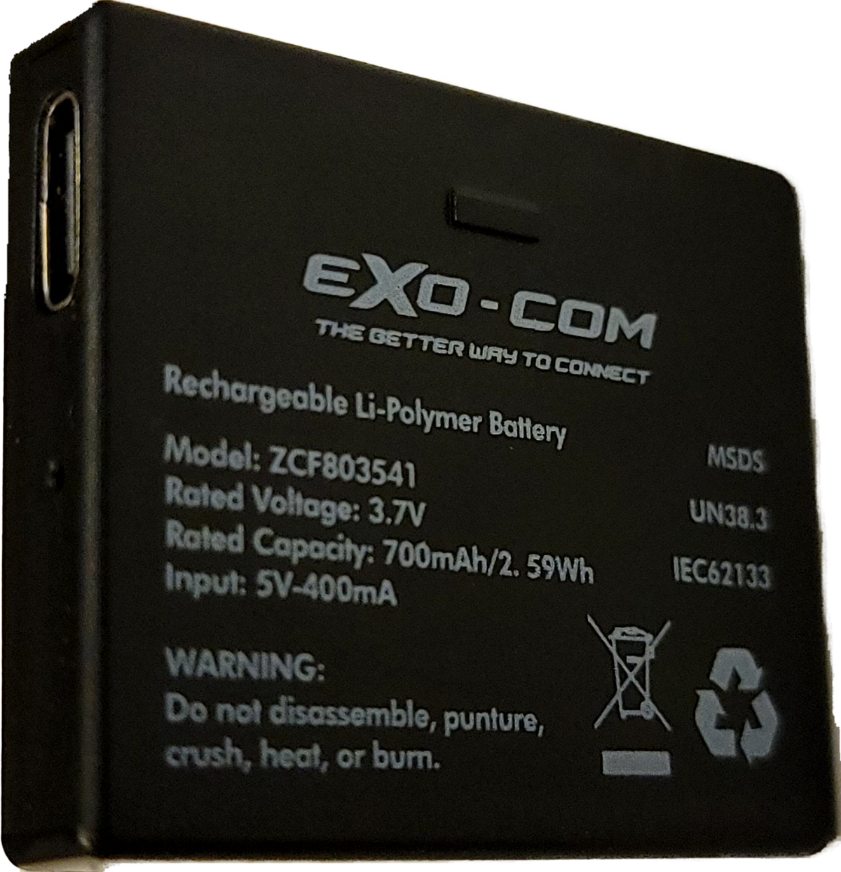 UCLEAR Exo-Com Replacement Spare Battery