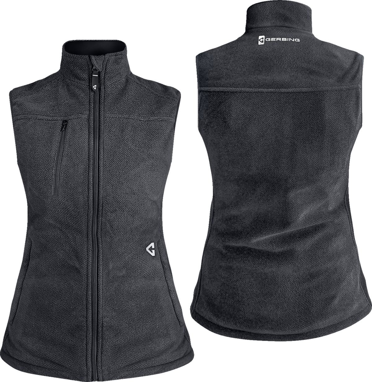 Womens 7V Thermite Heated Fleece Vest 2.0 - Gray