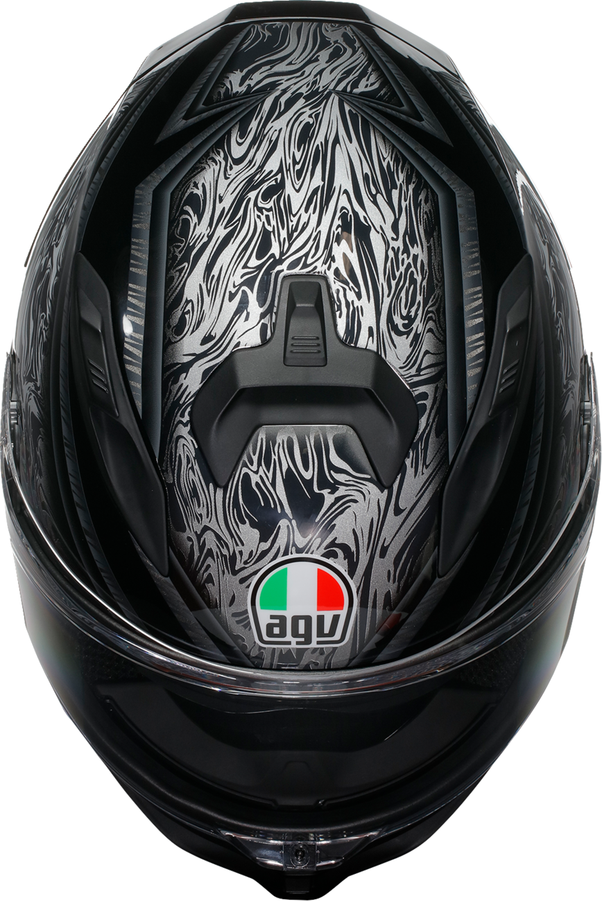 AGV K7 Damascus Helmet - Black/Silver