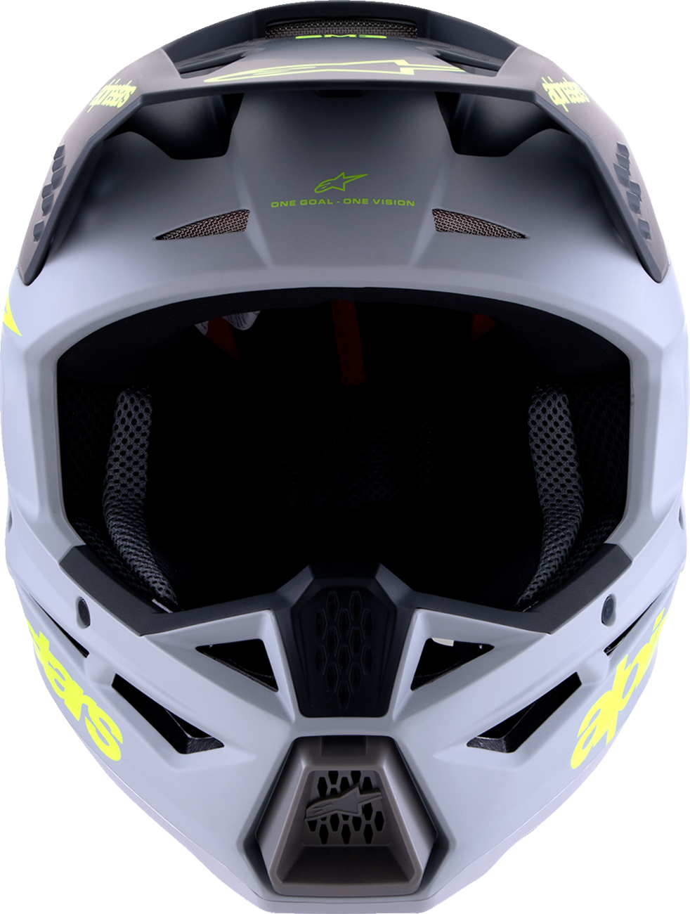 Alpinestars SM3 Radium Helmet Matte Gray/Black/Yellow Fluo