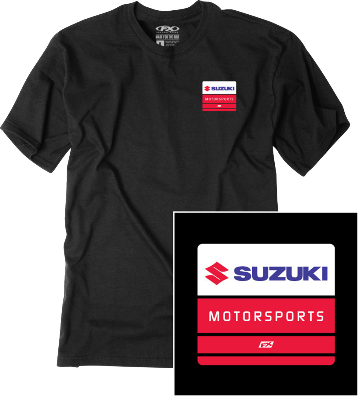 Facotry Effex Suzuki Phase T-Shirt - Black