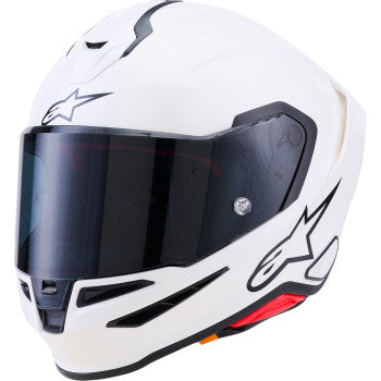 Alpinestars S-R7 Solid Helmet ECE 06/DOT - White Glossy