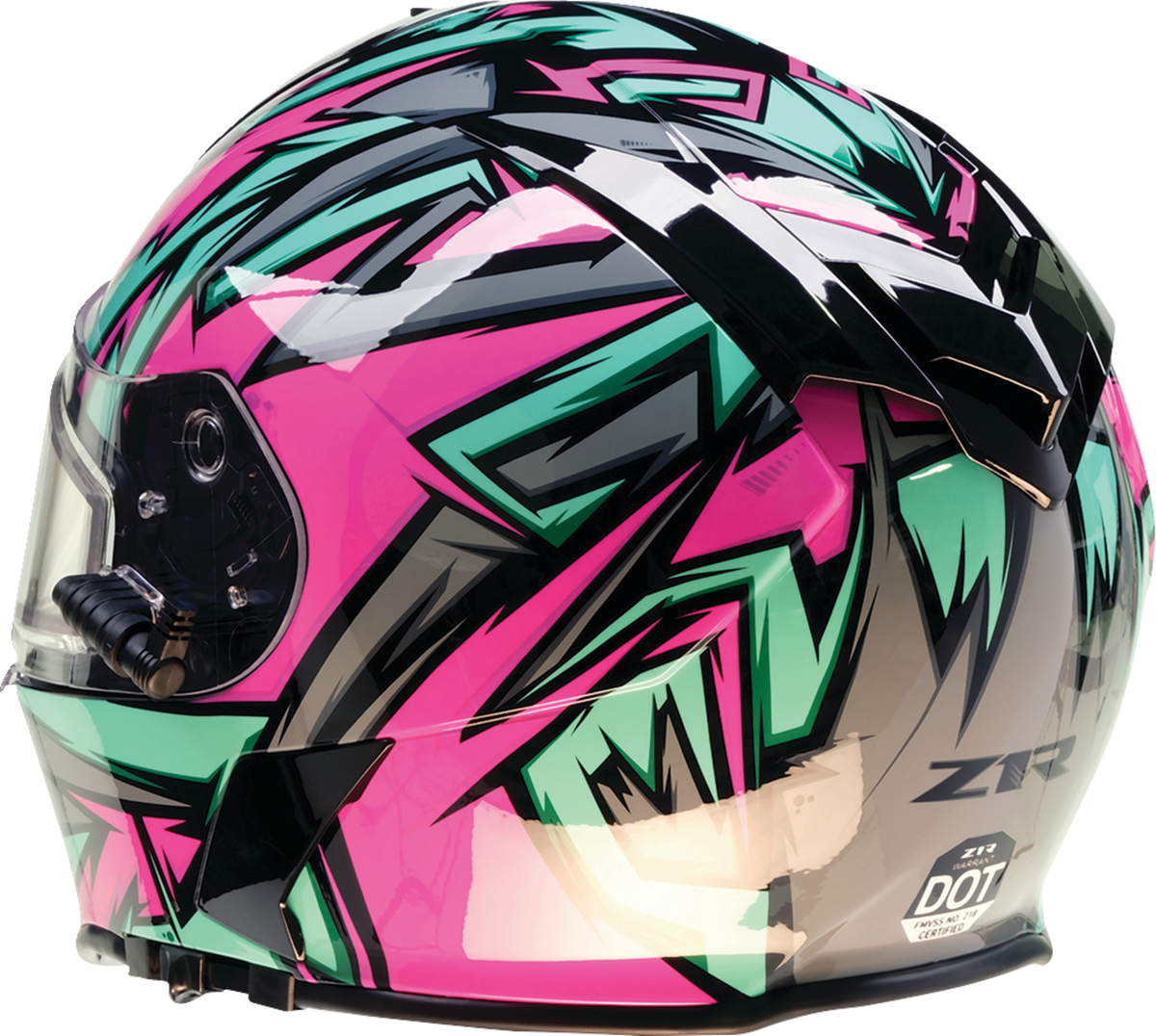 Z1R Warrant Snow Neuron Helmet - Pink/Teal