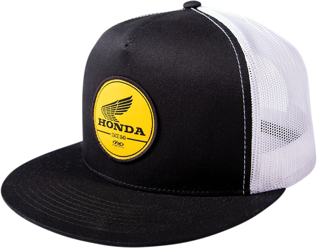 Facotry Effex Honda Gold Snapback Hat - Black/White