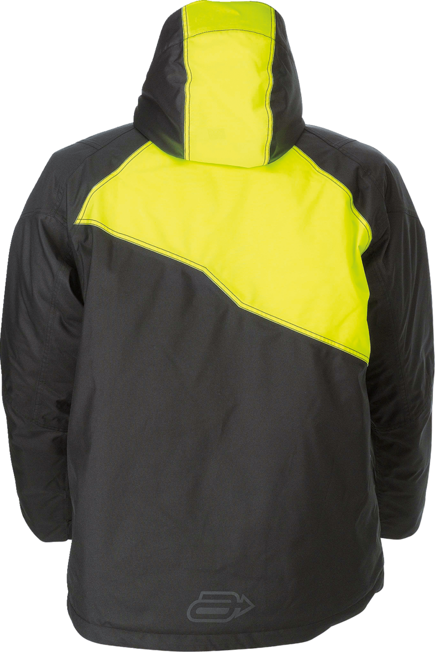 Arctiva Pivot 5 Hooded Jacket - Black/Hi-Vis