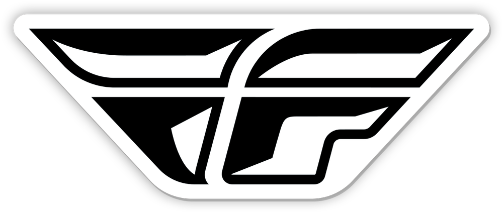 Fly Racing Sticker Die Cut Laminated