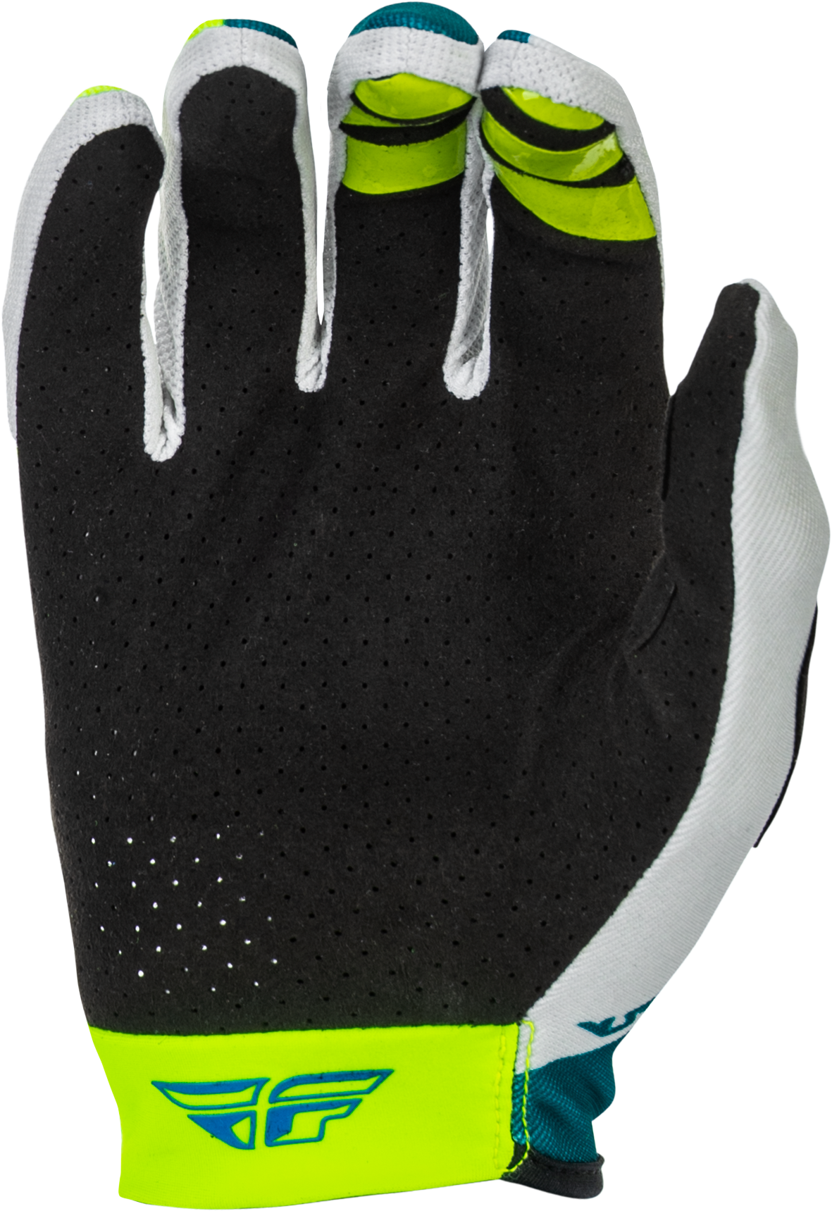 Fly Racing Youth Lite Gloves - Grey/Lime/Teal
