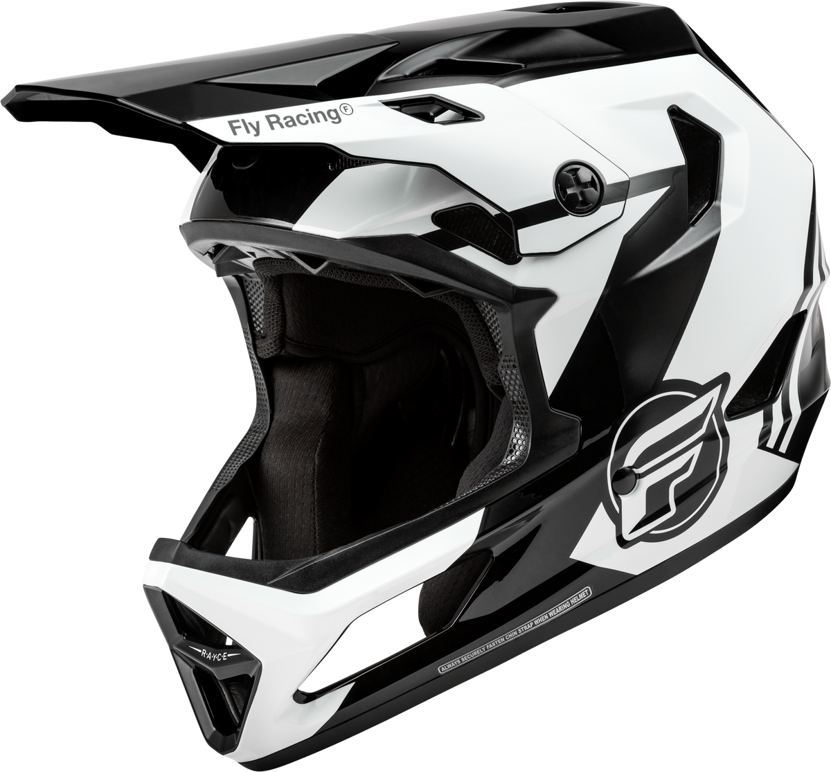 Fly Racing Rayce Helmets - Black/White/Grey