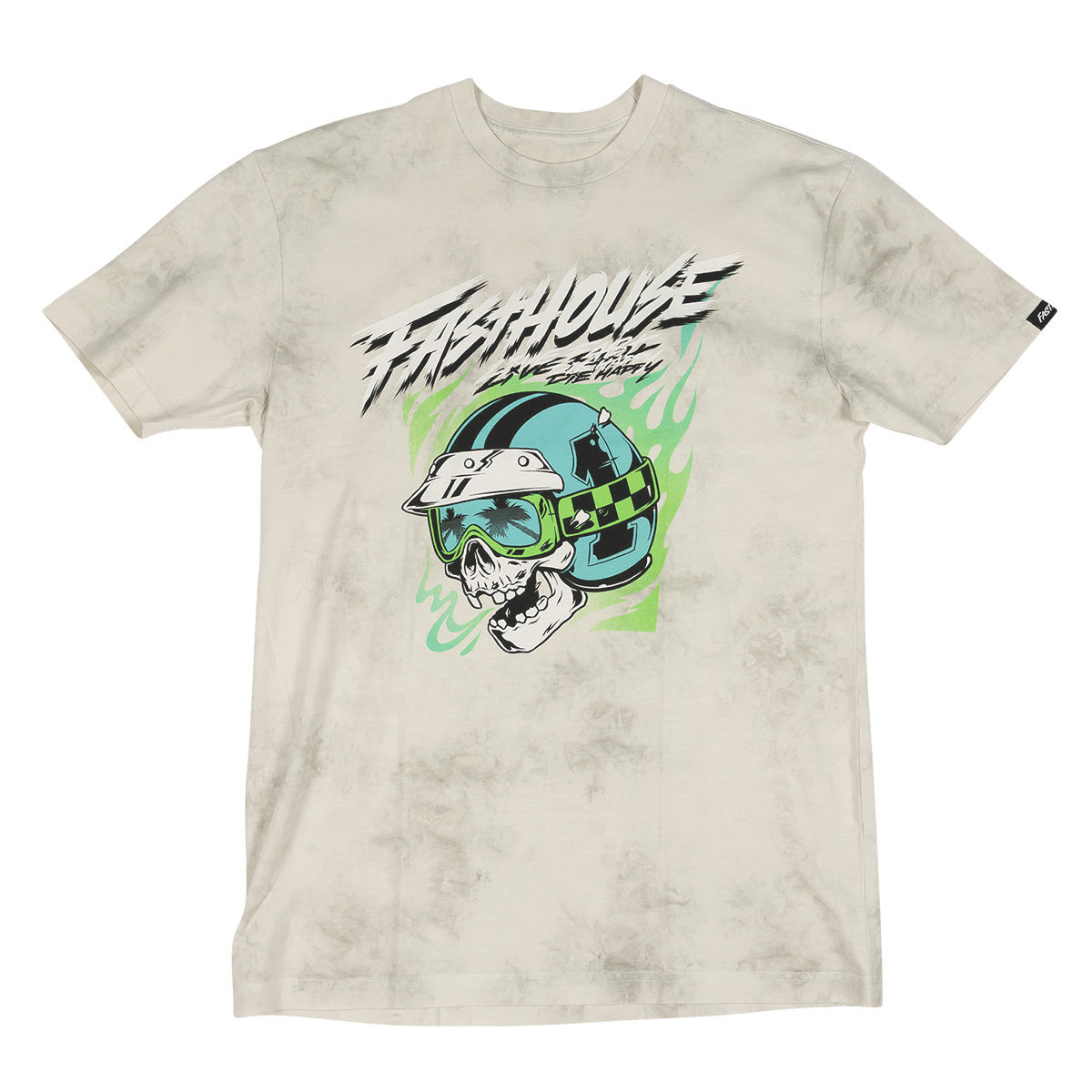 Fasthouse Destroyer Tee - Cloud Crystal Wash