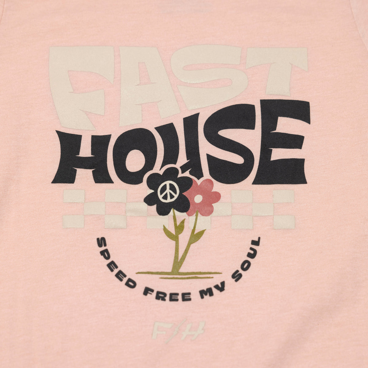 Fasthouse Flourish Tee -  Heather Peach