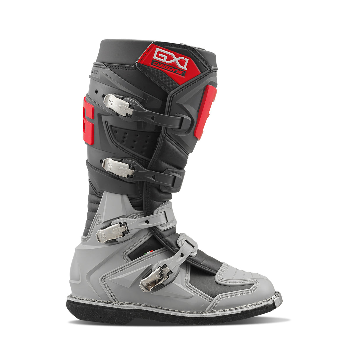Gaerne GX1 Evo Boots - Anthracite/Grey/Red