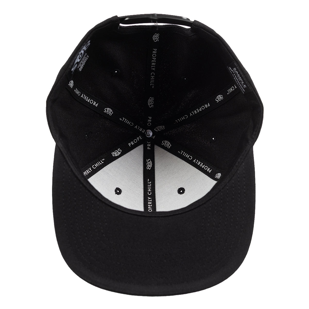 Fasthouse 805 Premier Original 6 Panel Hat - Black