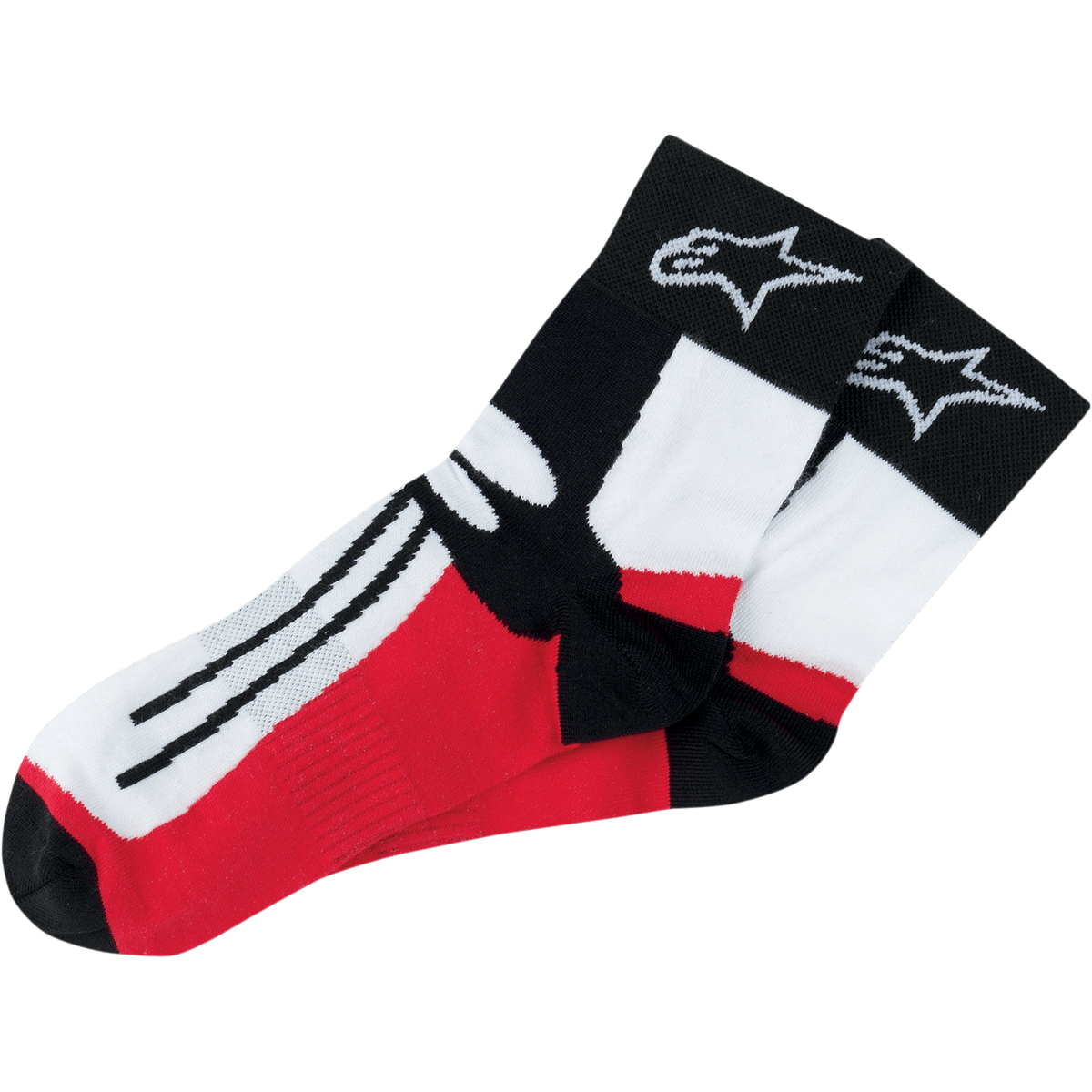 Alpinestars Road Racing Socks - Black/Red/White