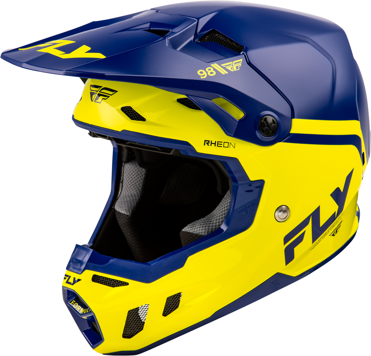Fly Racing Formula CC Helmet - Navy/Yellow