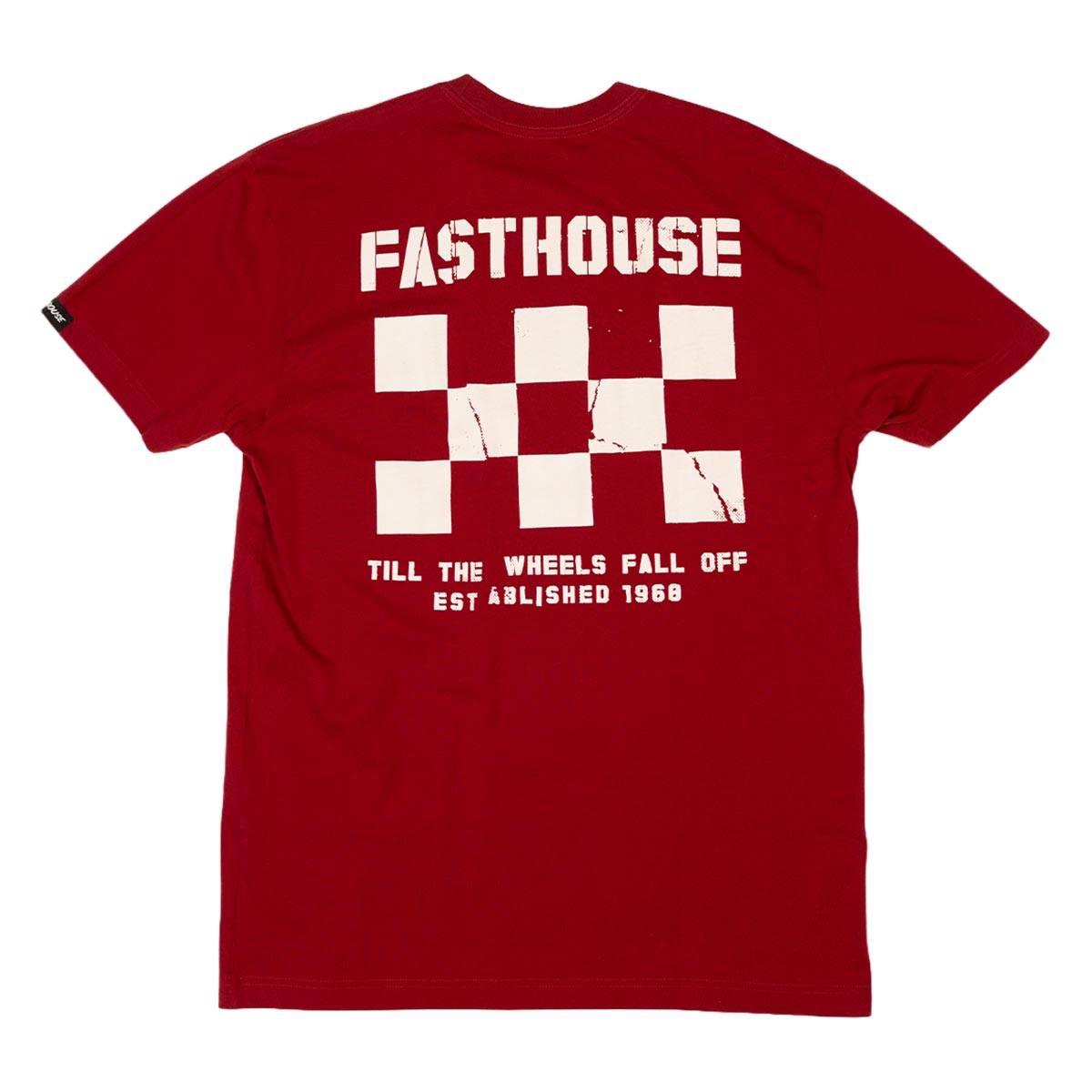 Fasthouse Torn Tee - Cardinal