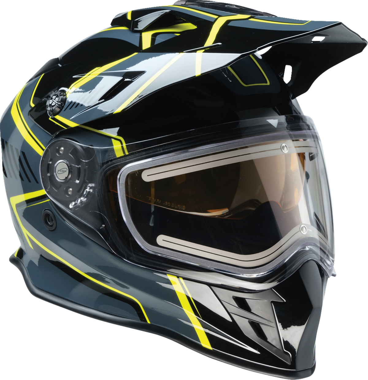 Z1R Range 2.0 Snow Rotor Helmet - Black/Hi-Viz