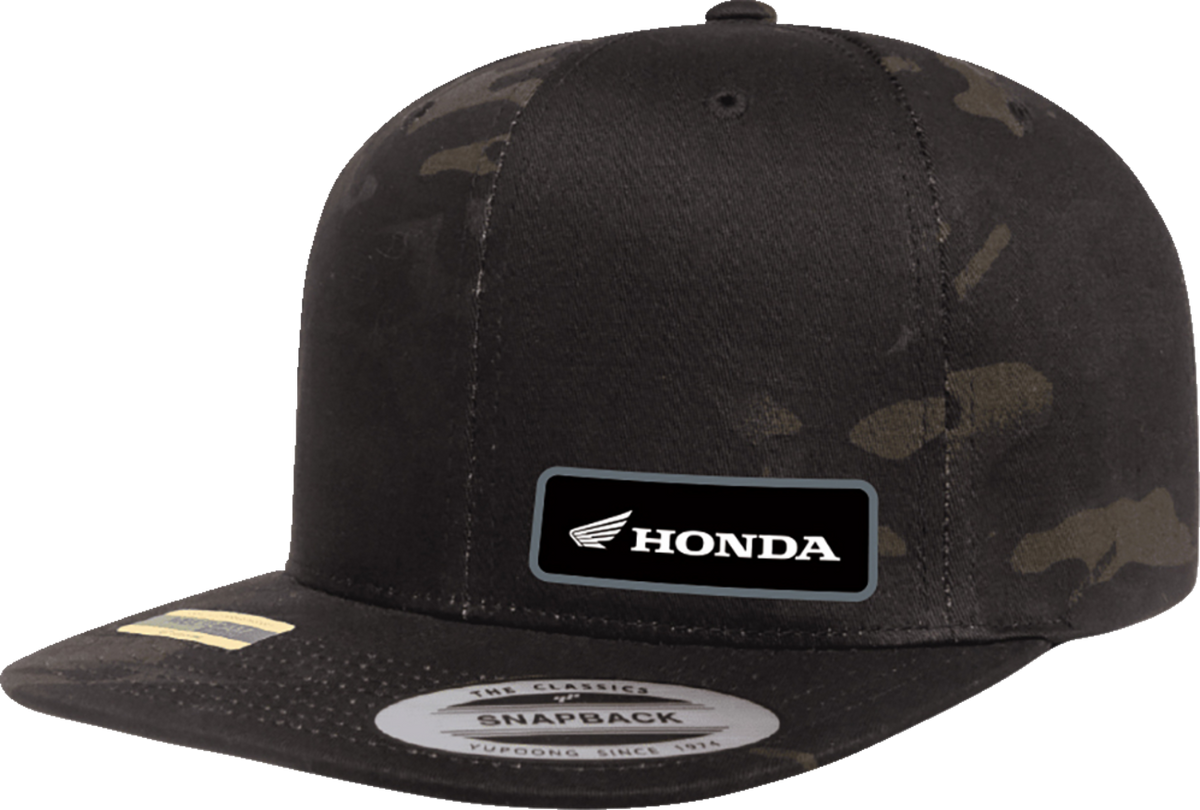 Facotry Effex Honda Snapback Hat - Camo Black