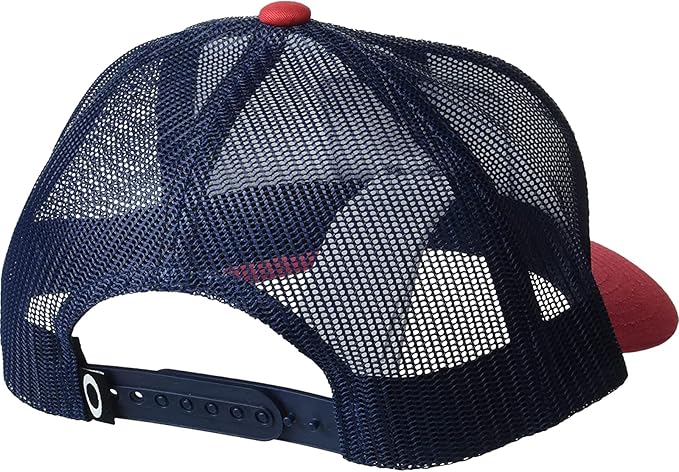 Oakley O Original Patch Trucker Hat - White/Red/Navy Blue