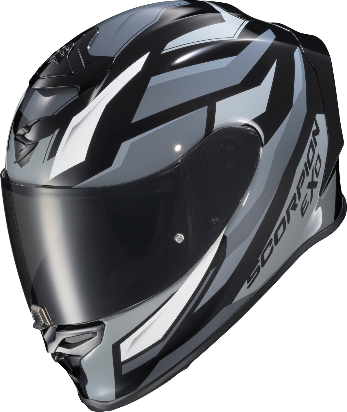 Scorpion EXO-R1 Air Raven Helmet - Black/Orange/Grey