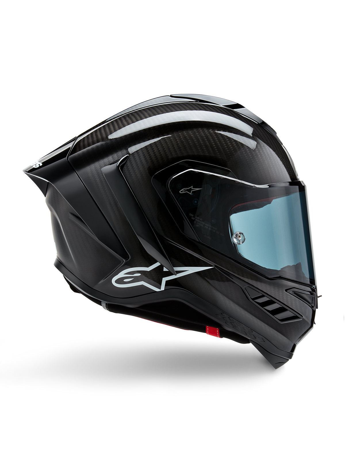 Alpinestars Supertech R10 Solid Helmet - Black Carbon Matte & Glossy