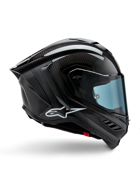 Alpinestars Supertech R10 Solid Helmet - Black Carbon Matte & Glossy