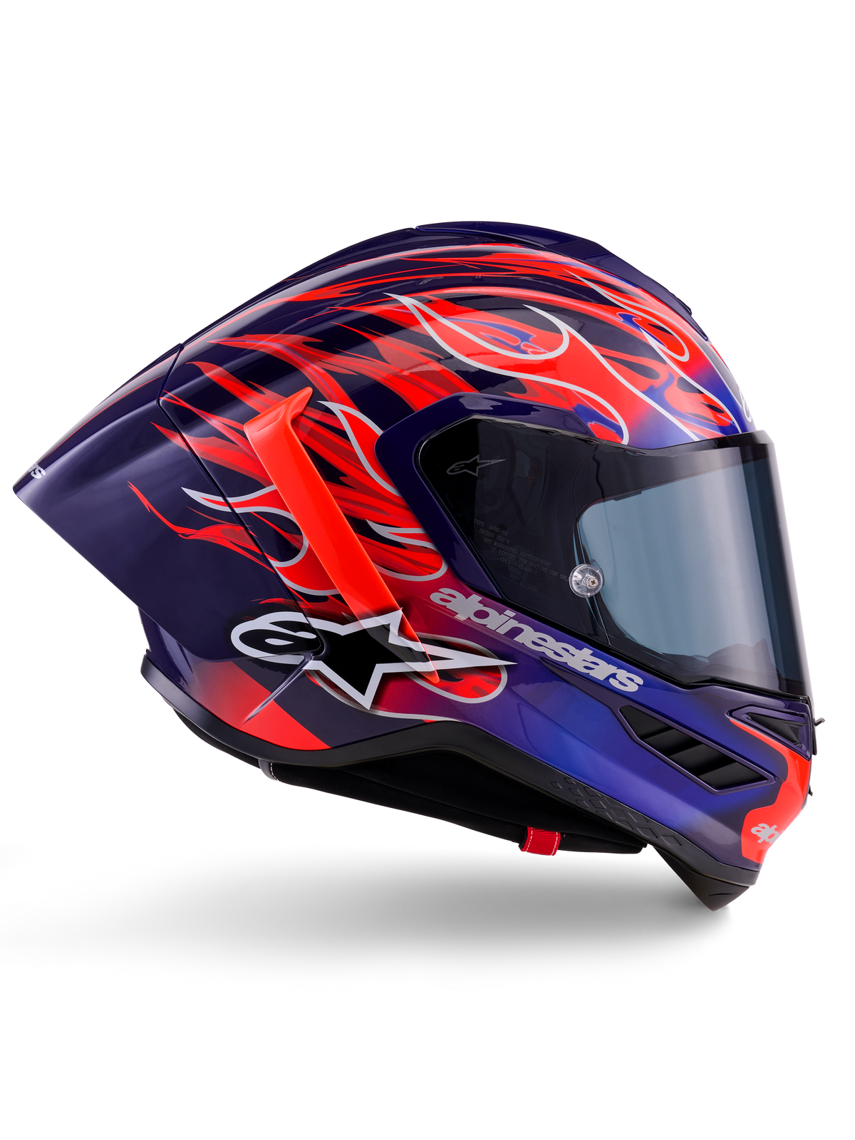 Alpinestars Limited Edition Supertech R10 Flyte Helmet - Purple/Red Glossy