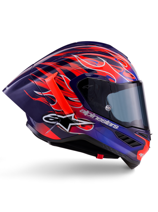 Alpinestars Limited Edition Supertech R10 Flyte Helmet - Purple/Red Glossy