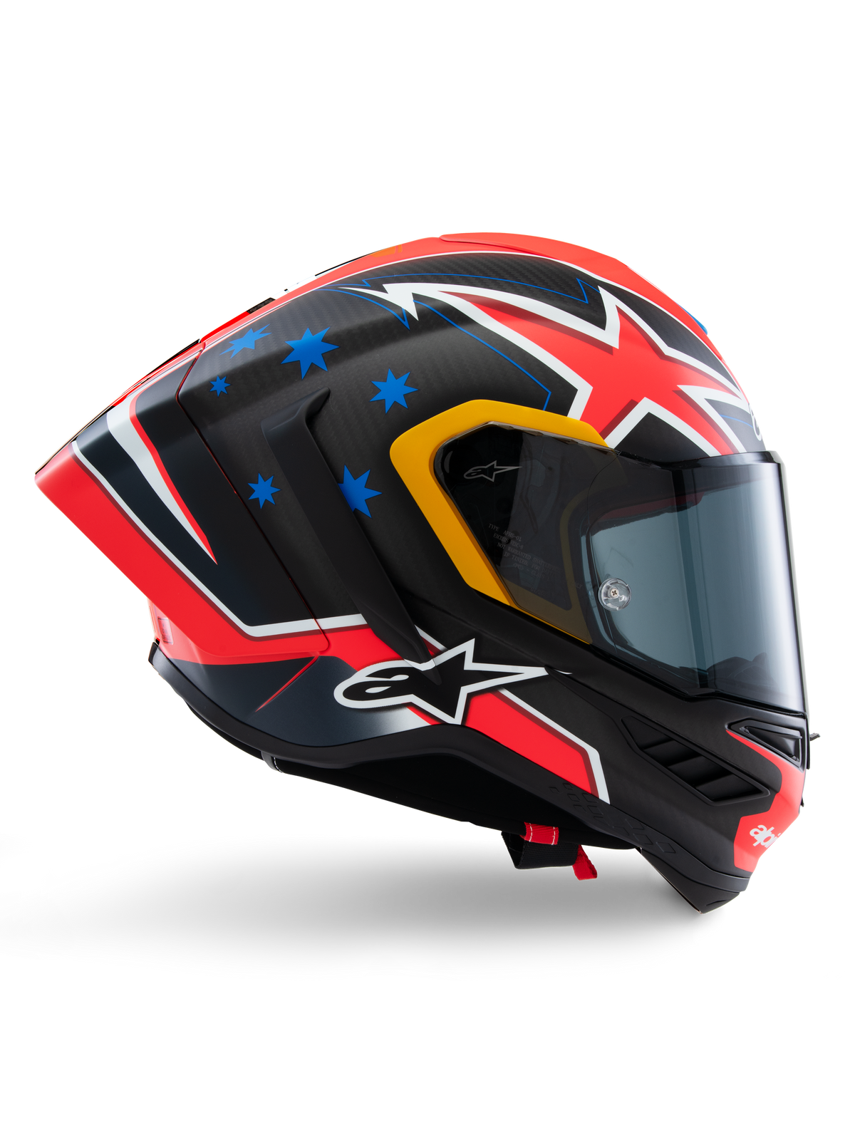 Alpinestars Limited Edition Supertech R10 Miller Helmet - Carbon Red Matte