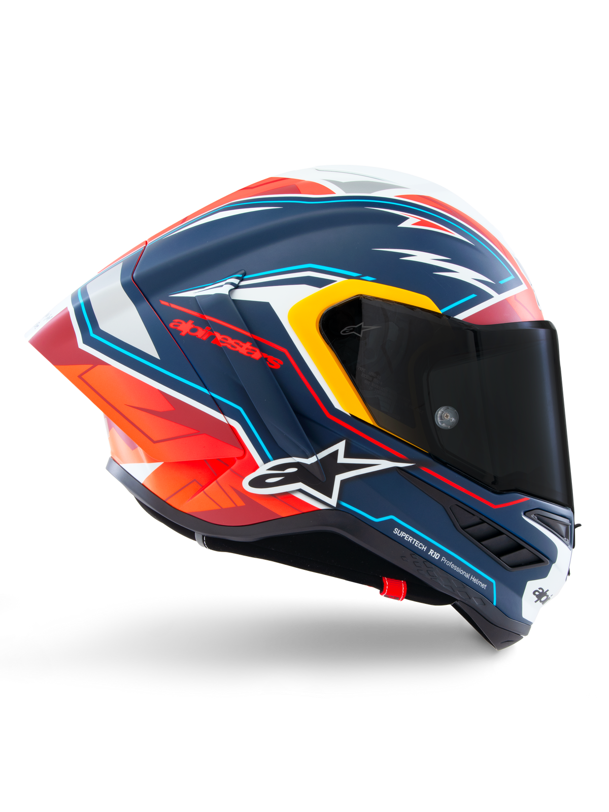 Alpinestars Limited Edition Supertech R10 Acosta Helmet - Blue/Red/White Matt