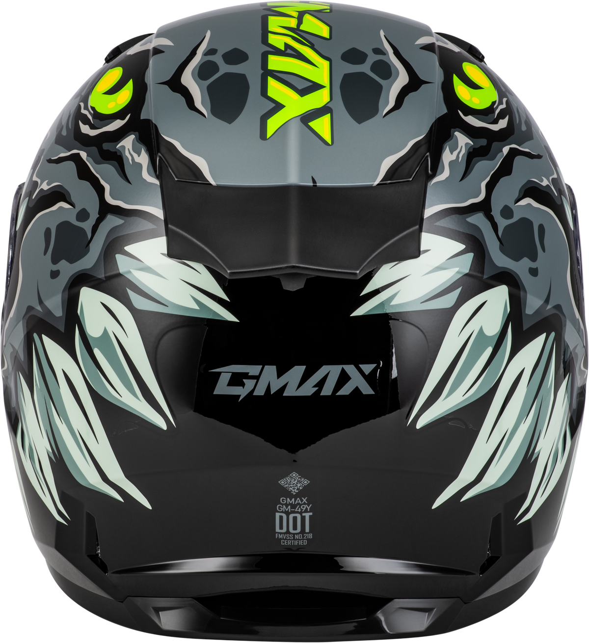 GMAX Youth GM-49Y Drax Snow Helmet Grey