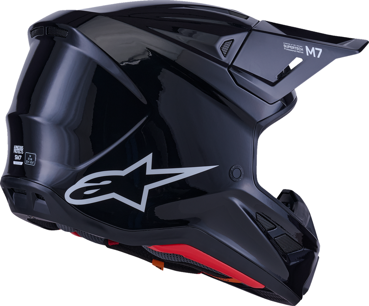 Alpinestars SM7 Helmet Gloss Black