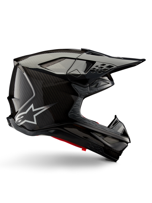 Alpinestars Supertech M10 Fame Helmet - Black Carbon Matte & Glossy